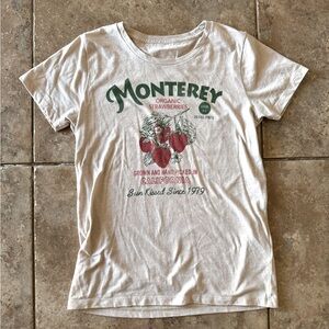 J.Crew Graphic Strawberries Collector Tee